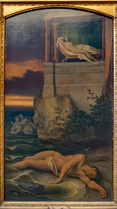 Héros et Léandre - Moritz von Schwind