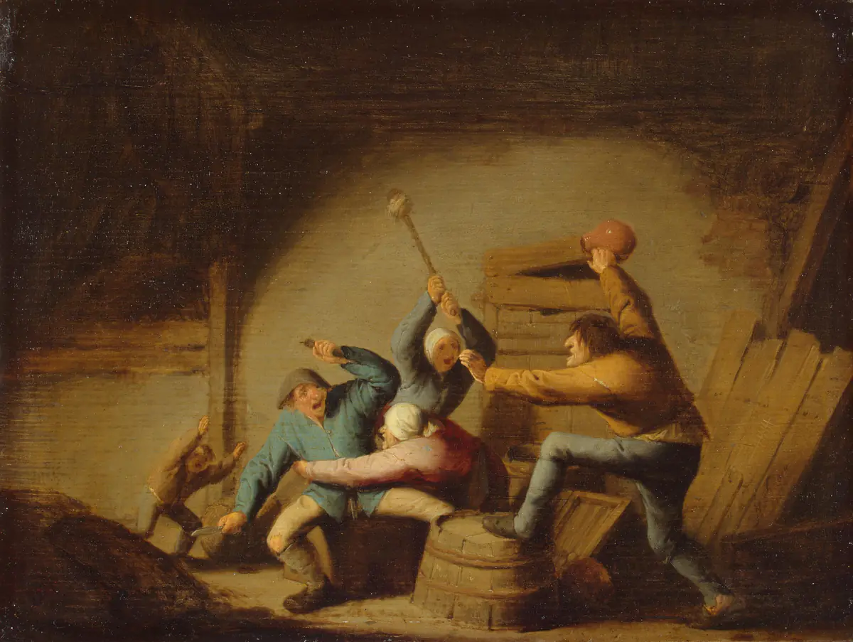 Bagarre - Artiste inconnu