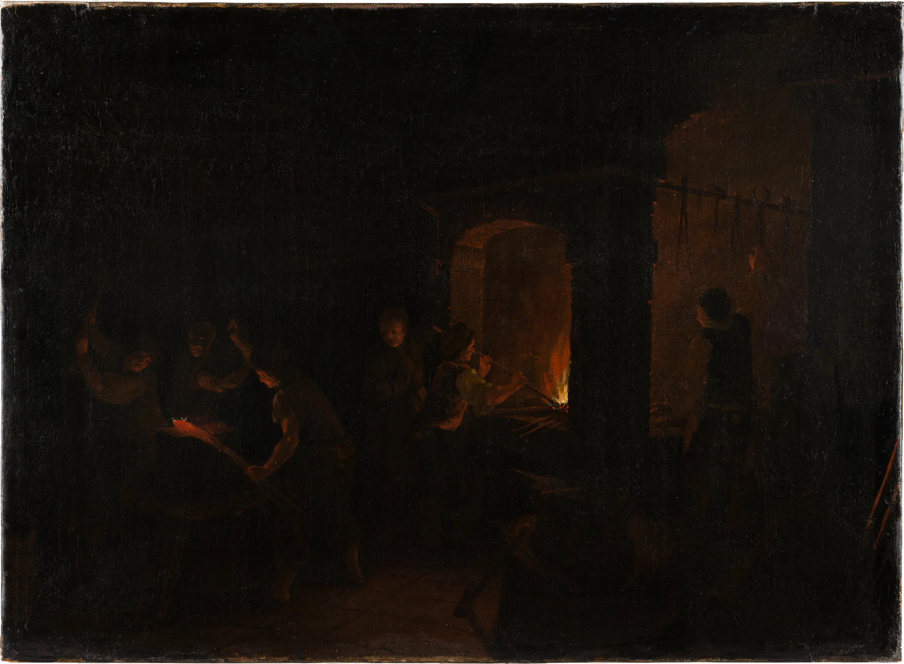 Intérieur d'une Forge - Artiste inconnu