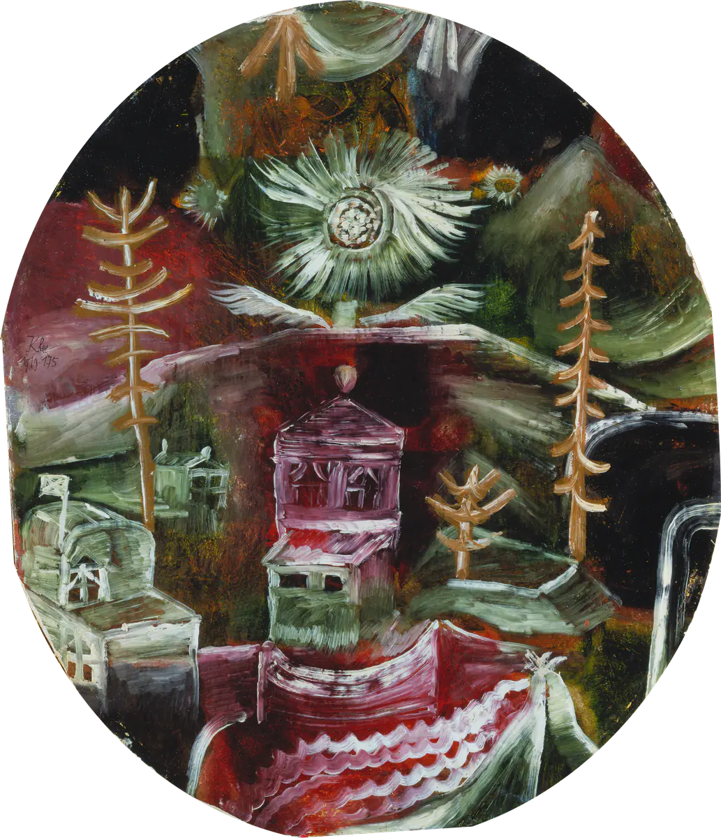 La maison des fleurs de chardon - Artiste inconnu