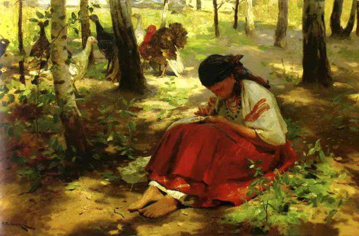 Dans l'ombre - Mykola Pymonenko
