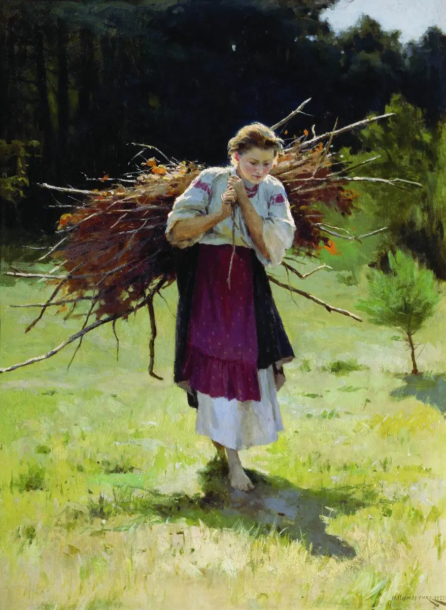 Sorti du bois - Mykola Pymonenko