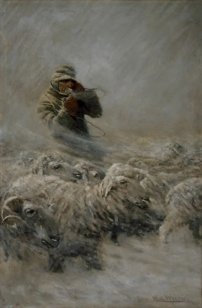 Éleveur de moutons - N. C. Wyeth