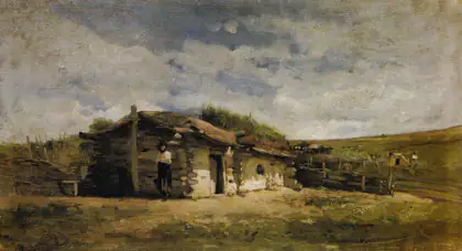 Cabane - Nicolae Grigorescu