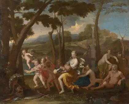 L'enlèvement de Rinaldo euthanasié - Nicolas Poussin