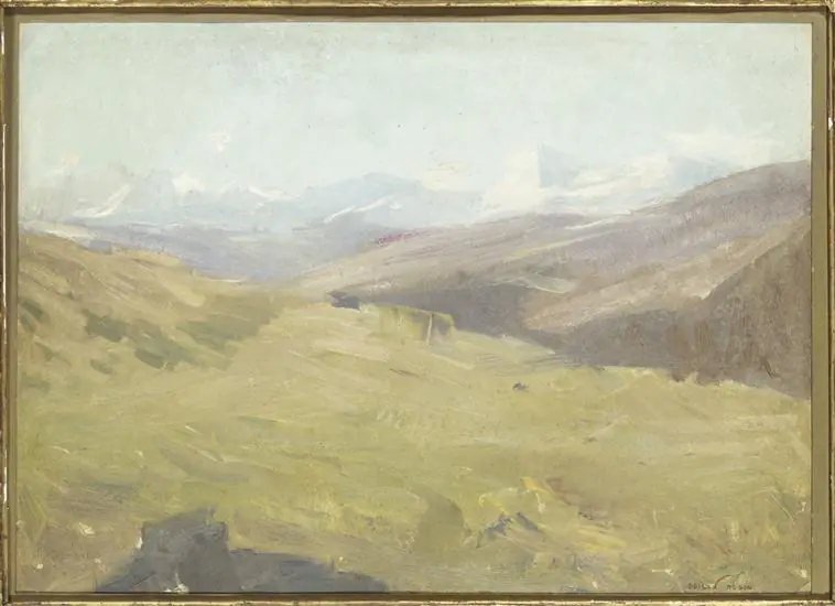 Montagnes des Pyrénées - Odilon Redon