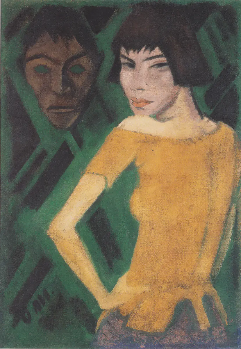 Marischka avec un masque - Otto Mueller