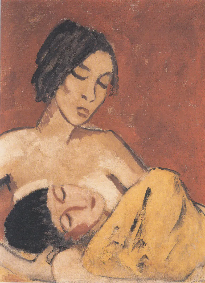 Mère et fils - Otto Mueller