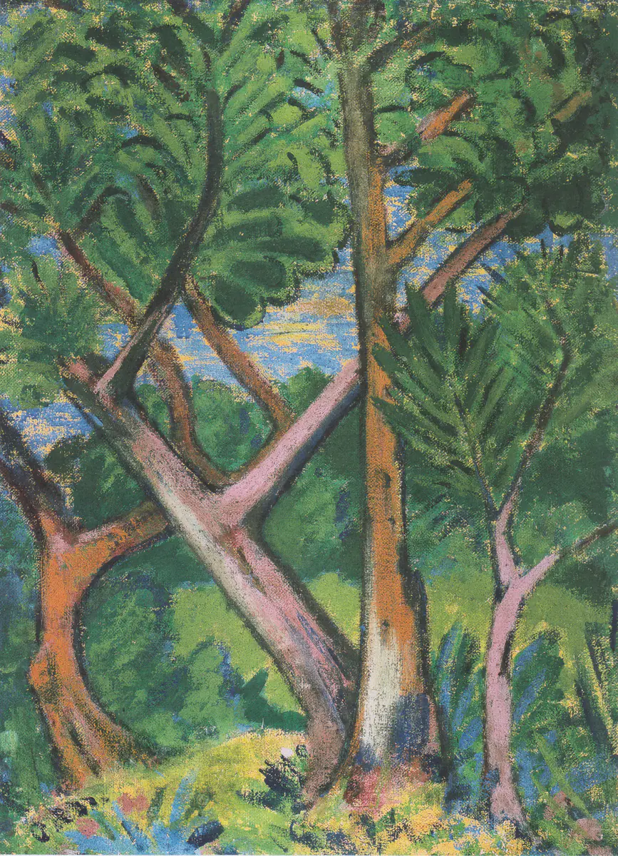Paysage forestier - Otto Mueller