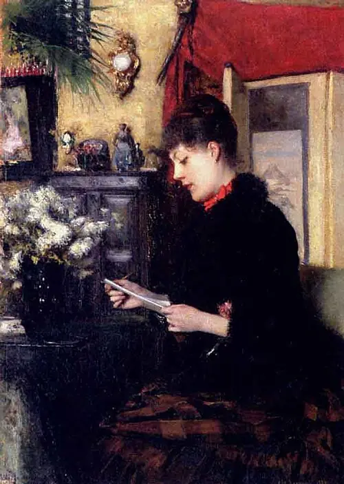 La Lettre - Pascal Dagnan-Bouveret