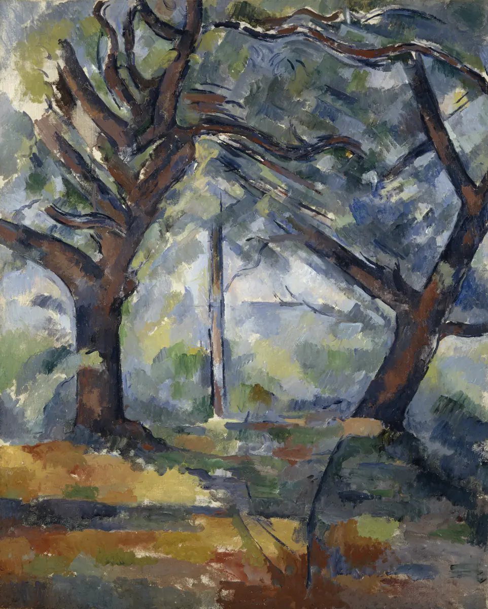 Les Grands Arbres - Paul Cézanne