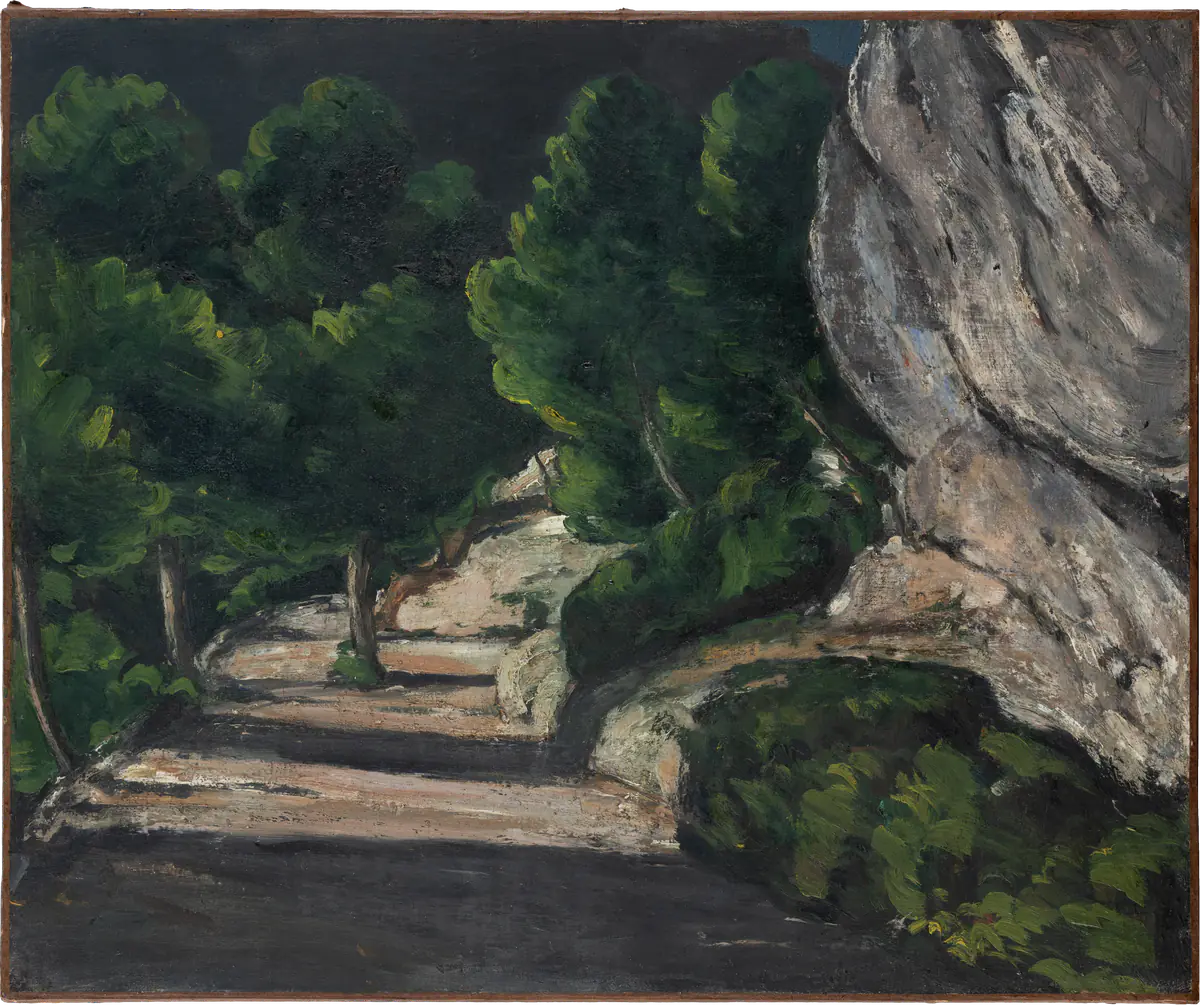 La Route forestière - Paul Cézanne
