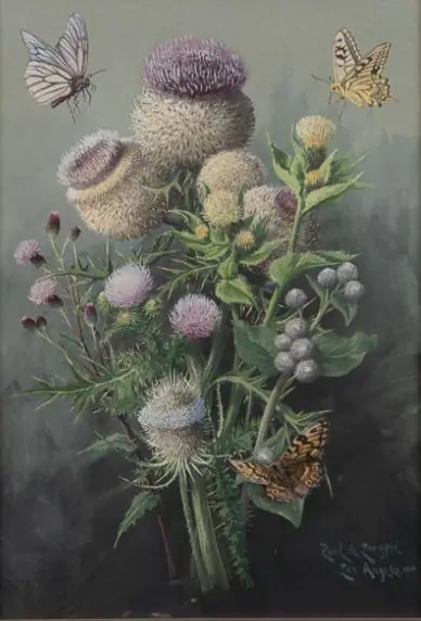 Chardons et papillons - Paul de Longpré