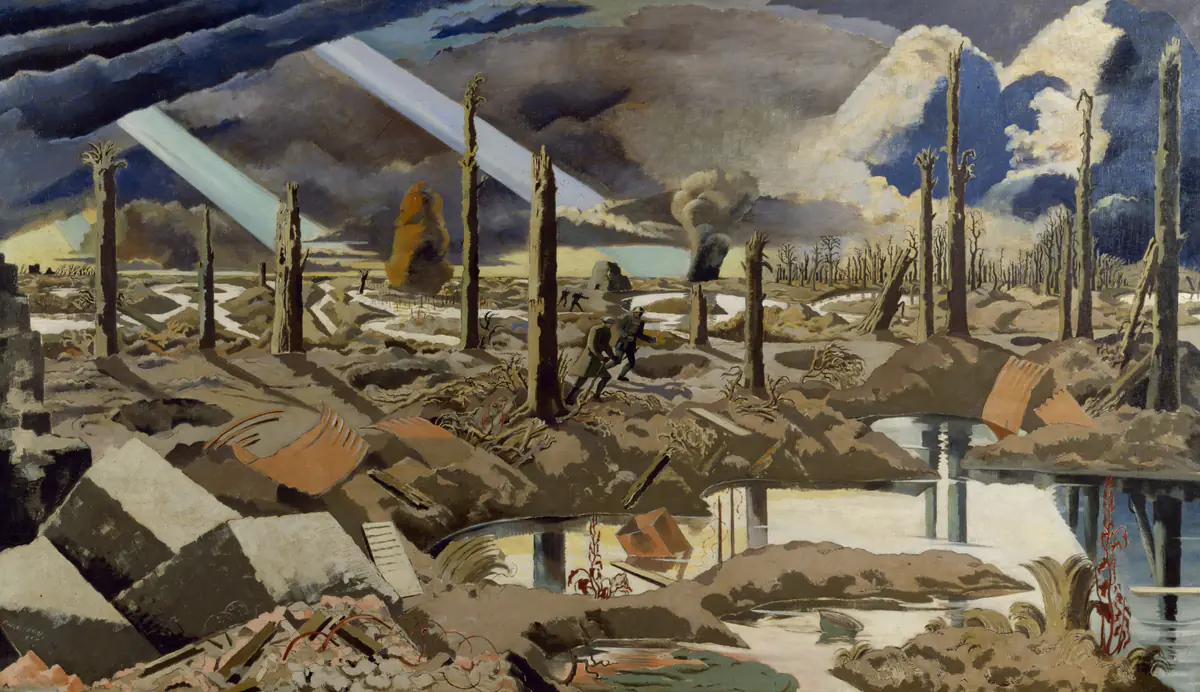 La route de Menin - Paul Nash