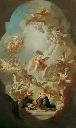 L'Annonciation à Marie - Paul Troger