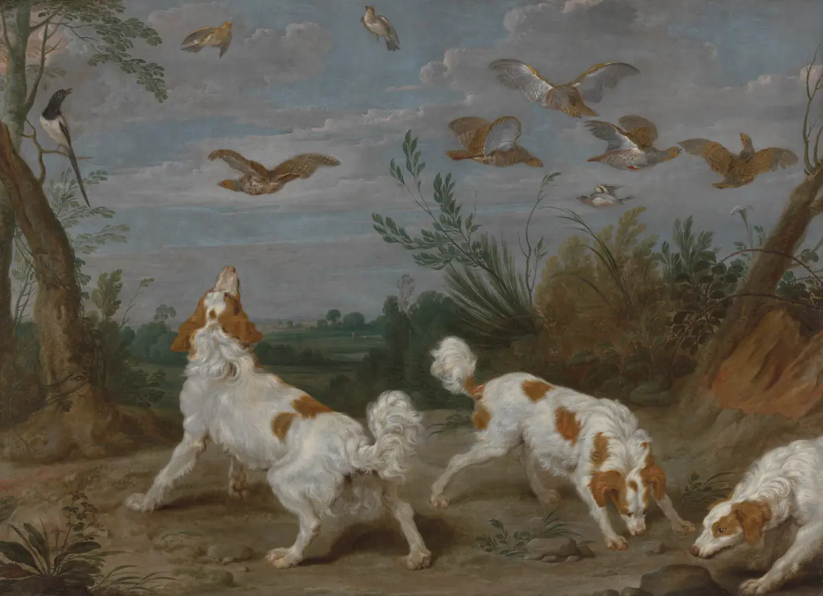 Chasse à la perdrix - Paul de Vos