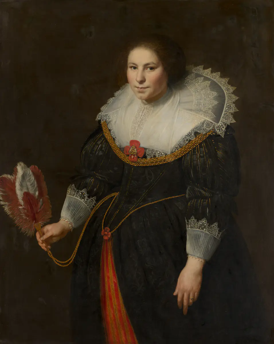 Portrait d'une dame inconnue - Paulus Moreelse