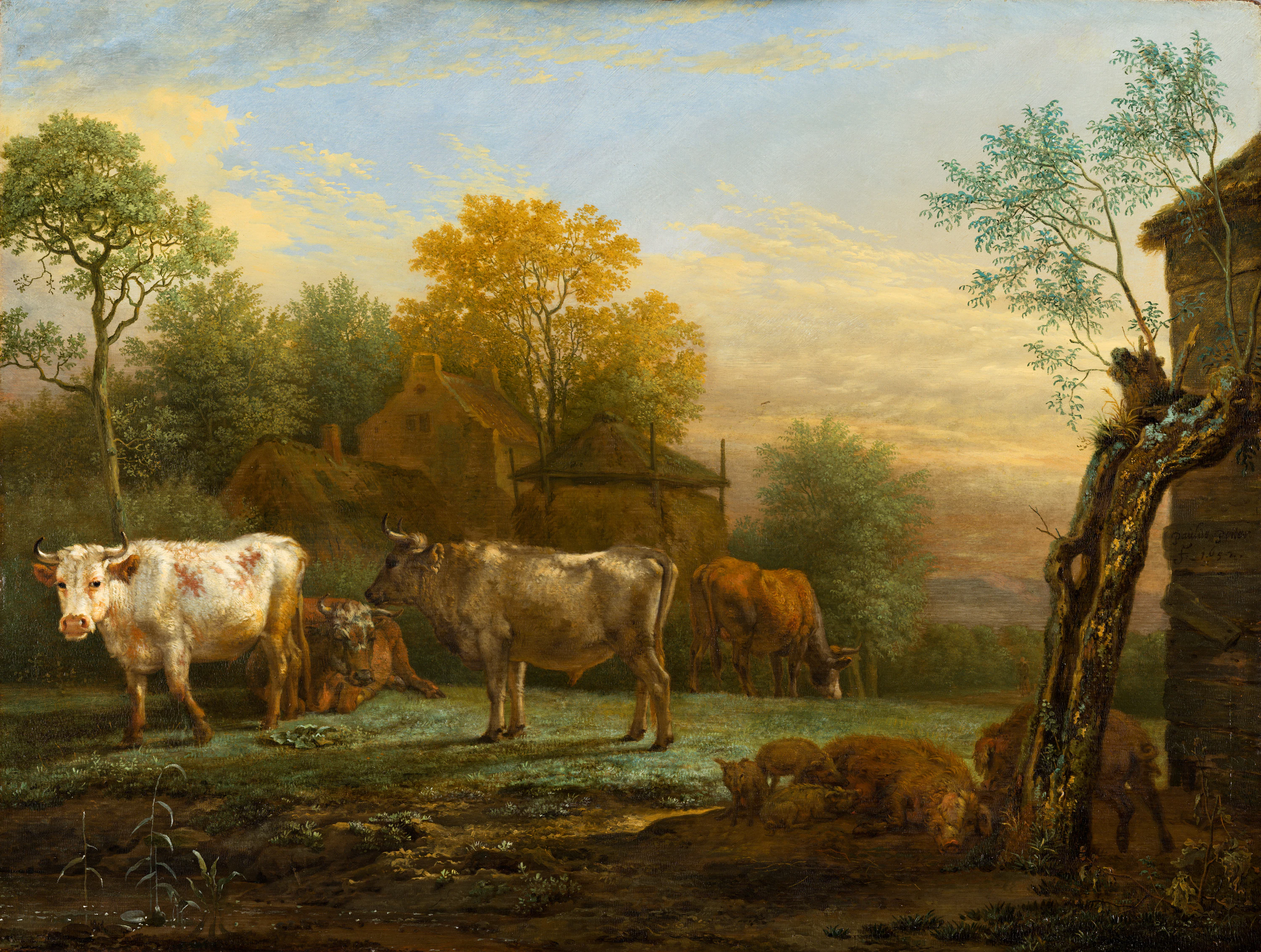 Bovins dans un pré - Paulus Potter