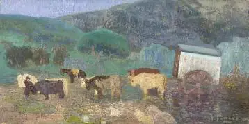 Le chariot - Pedro Figari