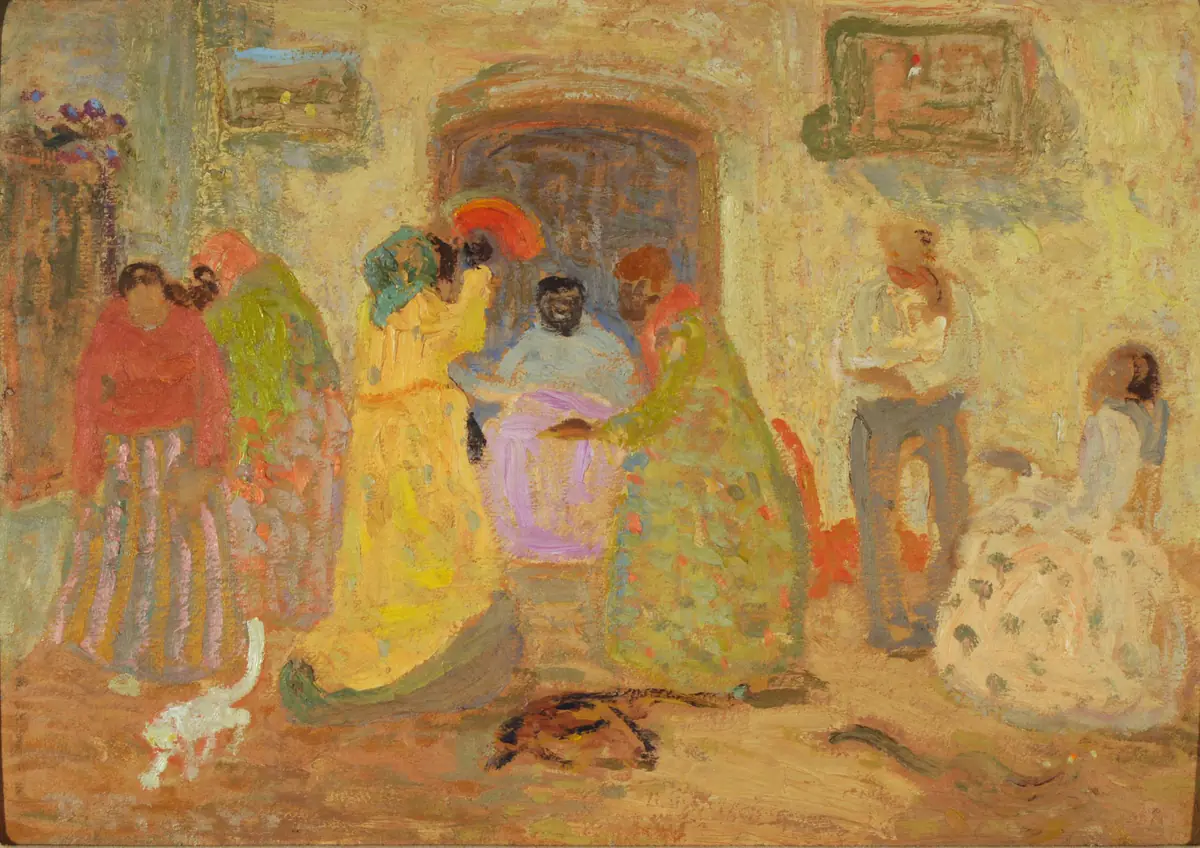 Conventillo ou La dispute - Pedro Figari
