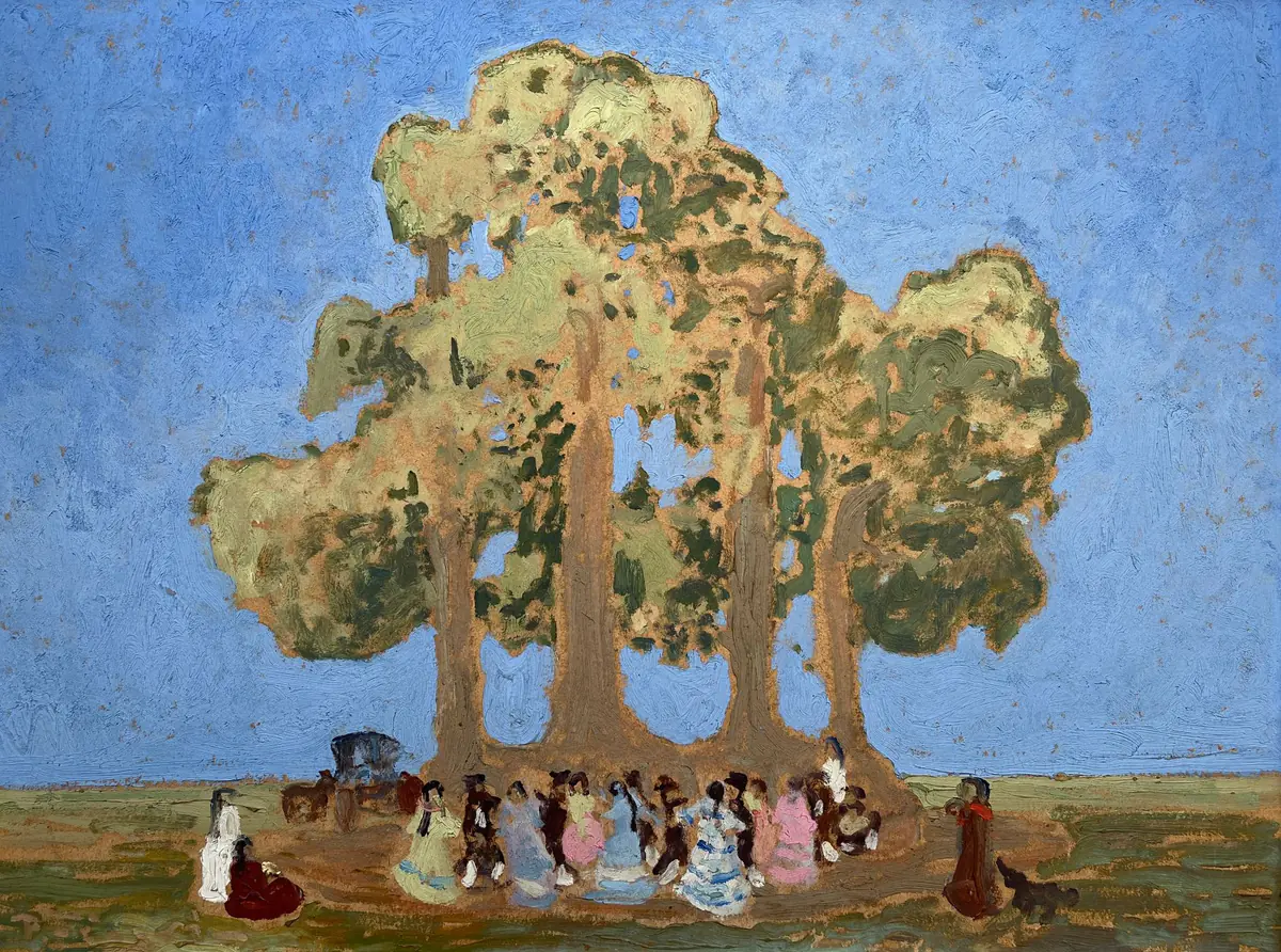 Pericón sous les ombúes - Pedro Figari