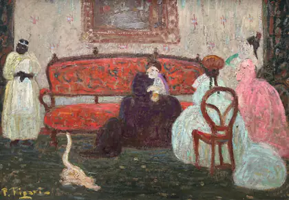 La visite - Pedro Figari