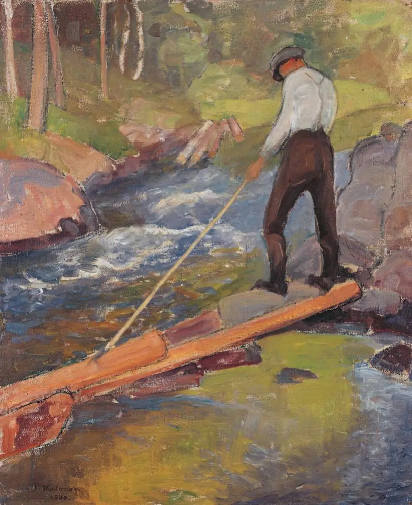 Flotteur de bois - Pekka Halonen