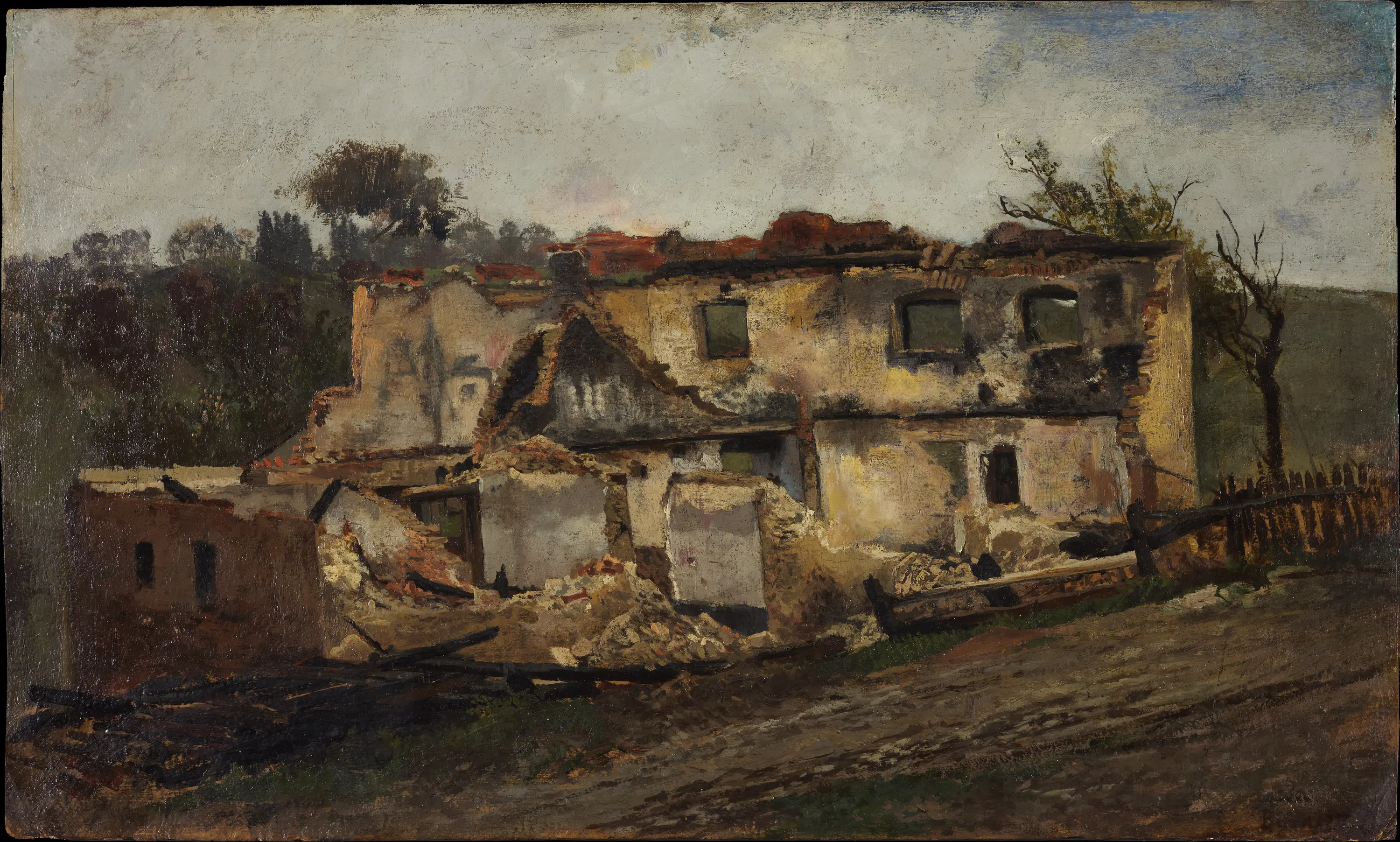 Maison détruite - Peter Burnitz