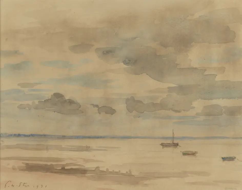Ciel d’orage à Whitstable - Philip Wilson Steer