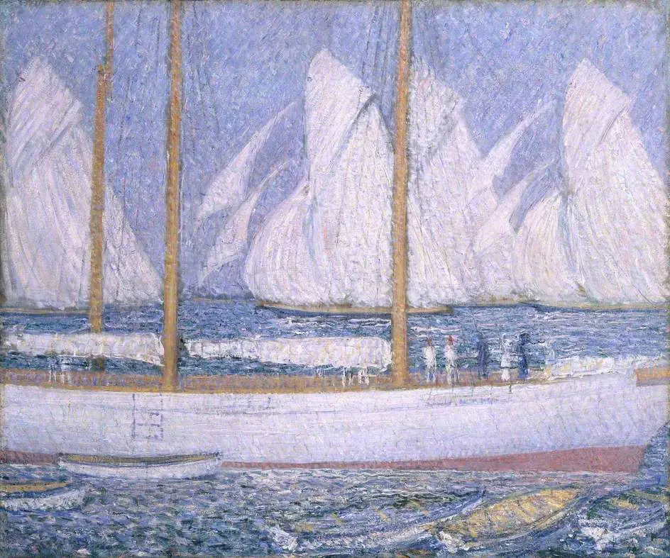 Une procession de yachts - Philip Wilson Steer