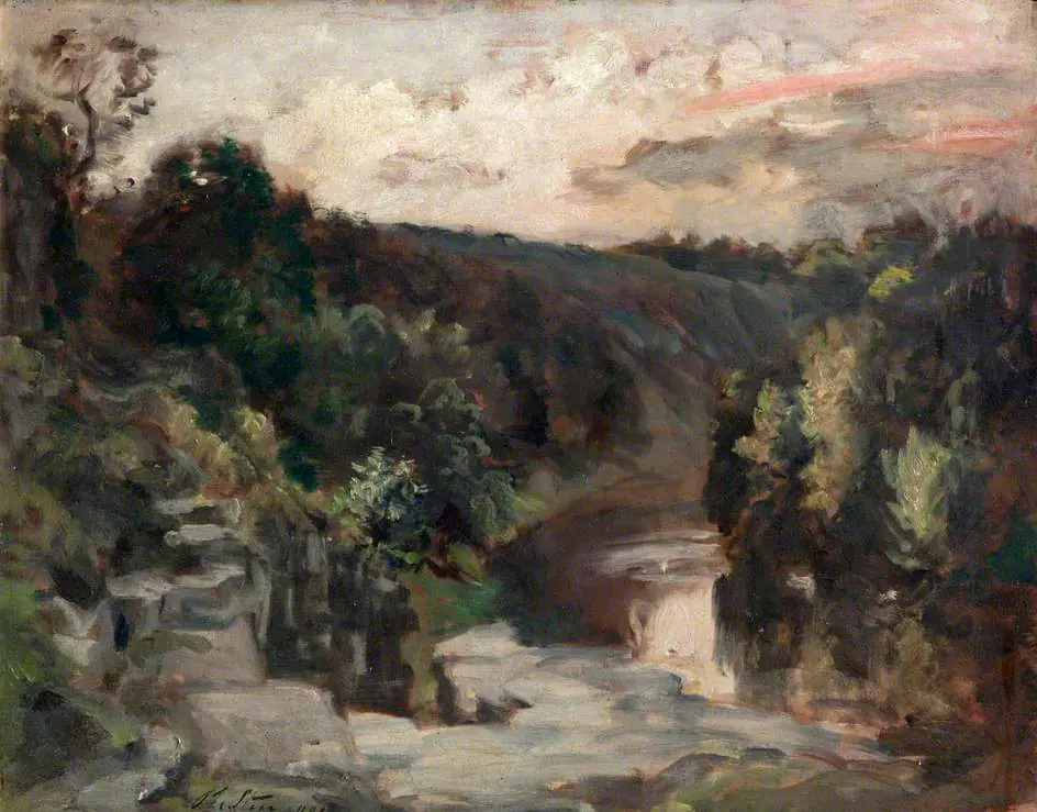 La Teme à Ludlow - Philip Wilson Steer