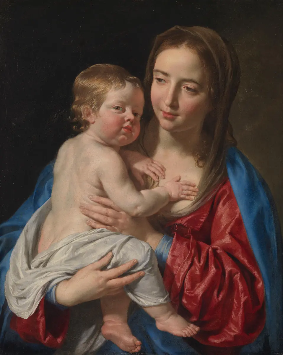 Marie avec l'enfant - Philippe de Champaigne