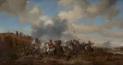 Scène de bataille - Philips Wouwerman