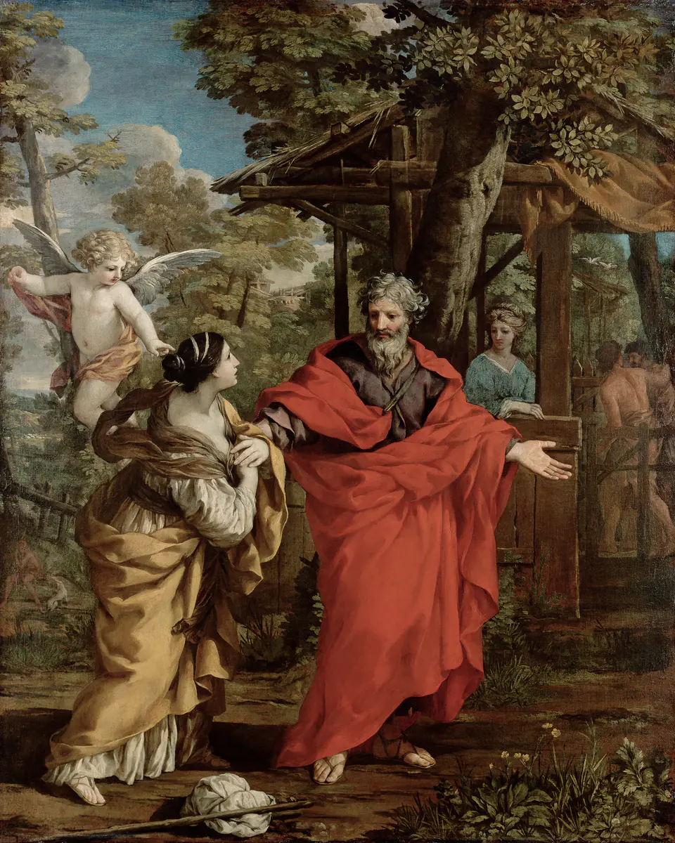Abraham et Agar - Pierre de Cortone