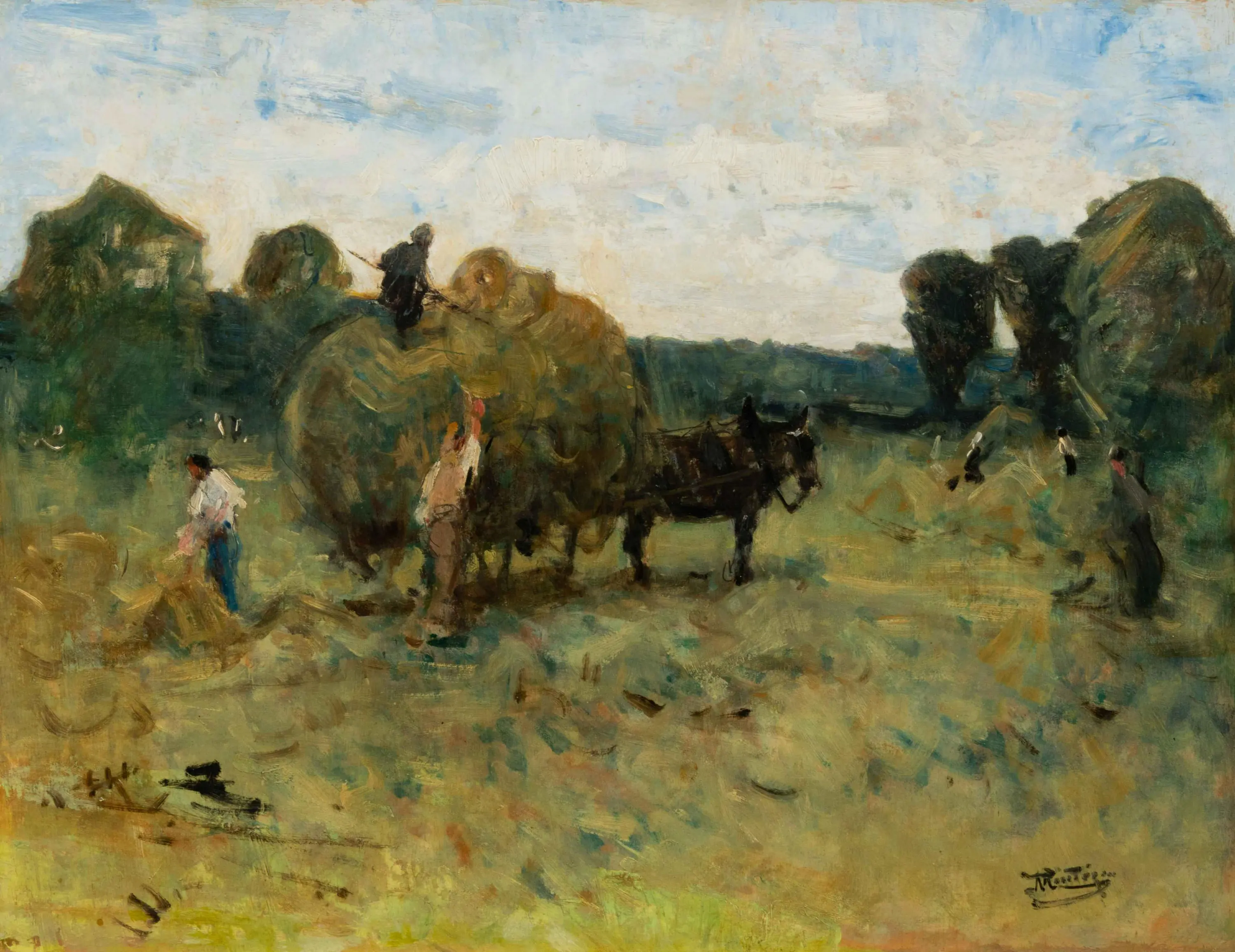La Fenaison - Pierre-Eugène Montézin