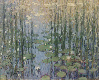 Nymphéas - Pierre-Eugène Montézin