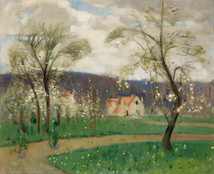 Paysage - Pierre-Eugène Montézin