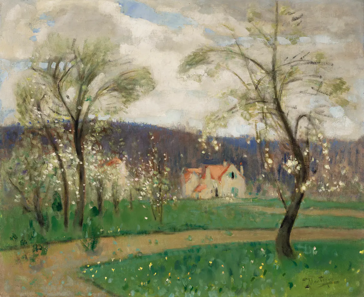 Paysage - Pierre-Eugène Montézin