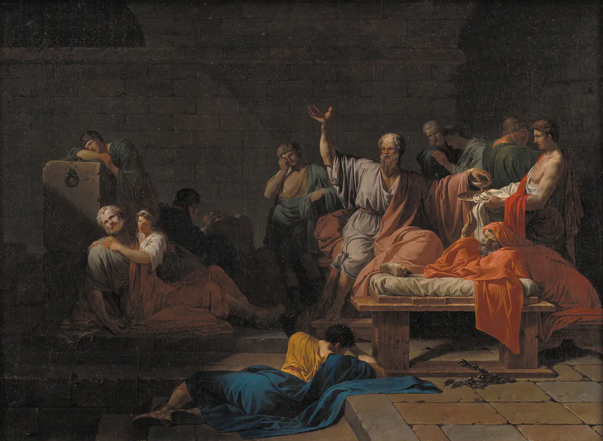 La mort de Socrate - Pierre Peyron