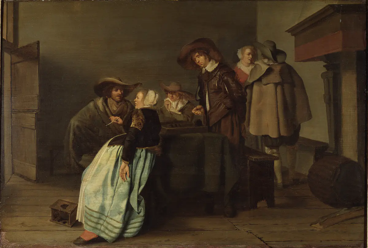 Une conversation - Pieter Codde