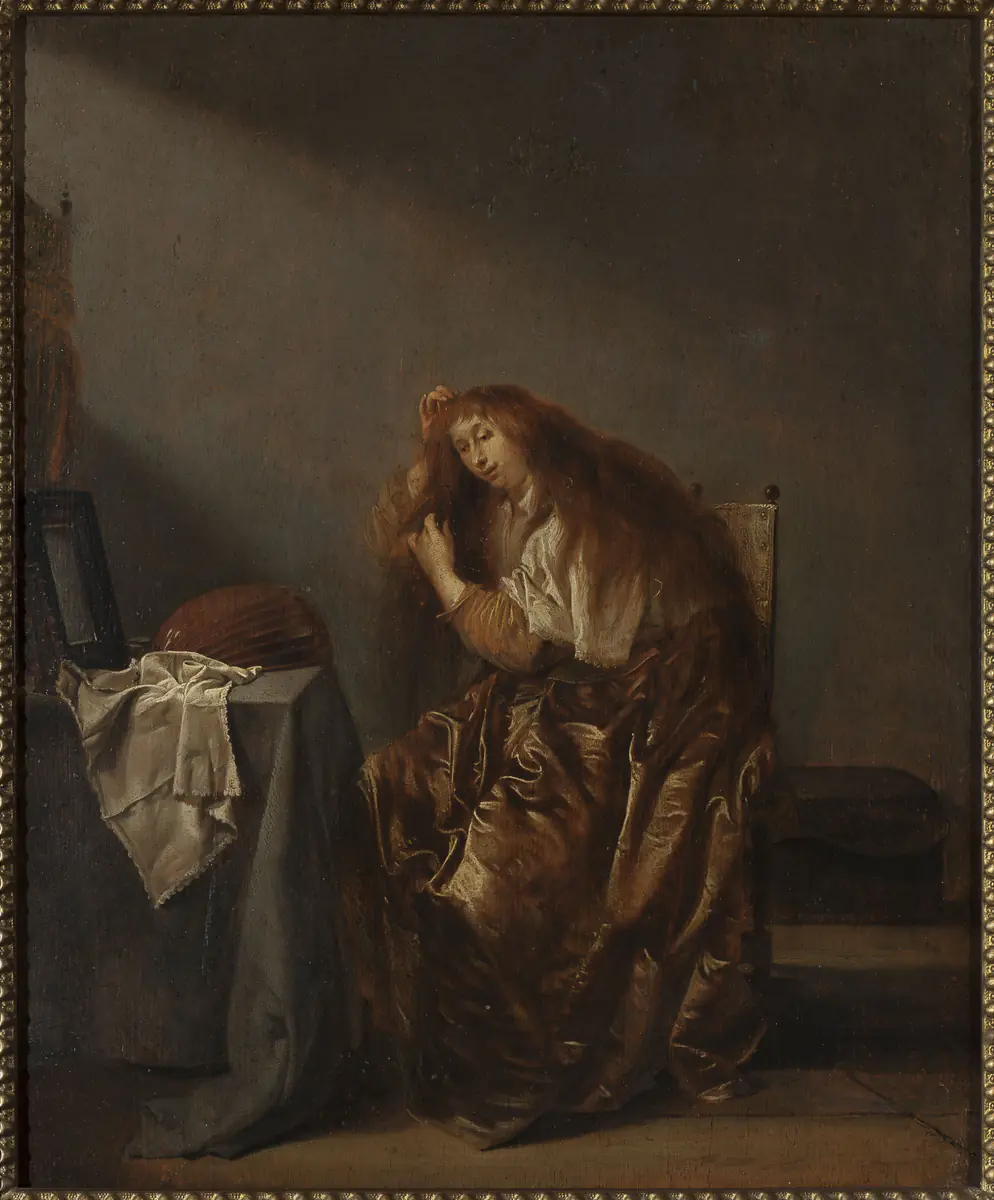 Femme devant le miroir - Pieter Codde