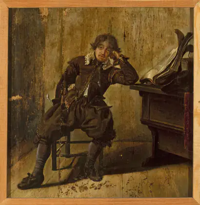Homme à table - Pieter Codde
