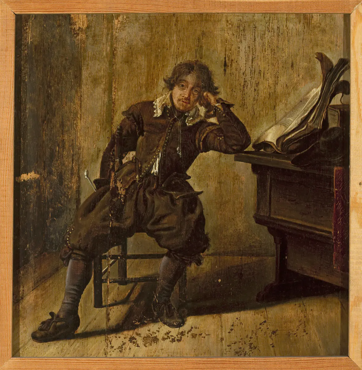 Homme à table - Pieter Codde