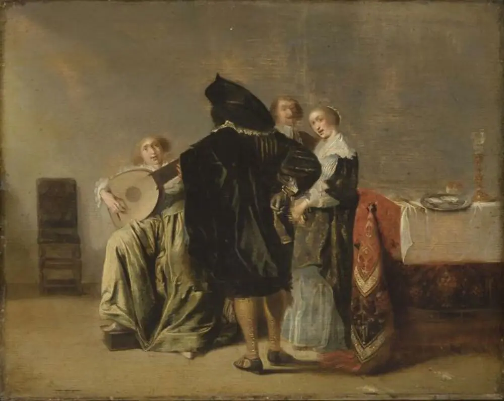 Le joueur de luth - Pieter Codde