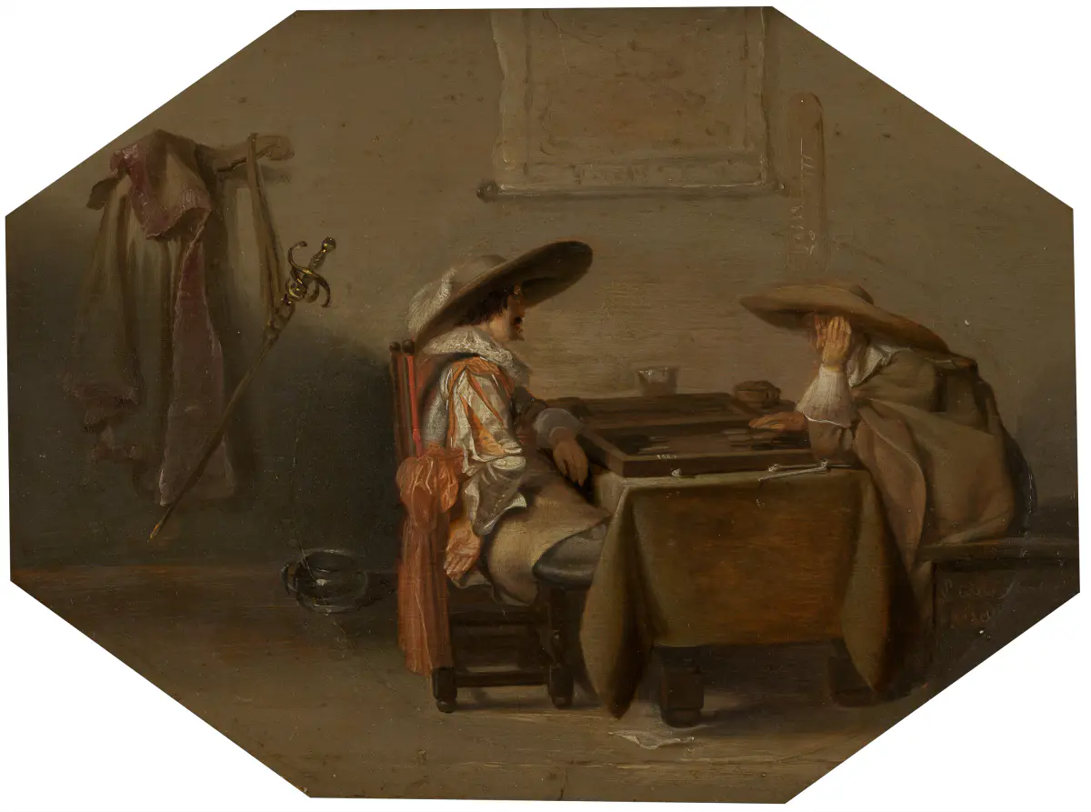Joueurs de trictrac - Pieter Codde