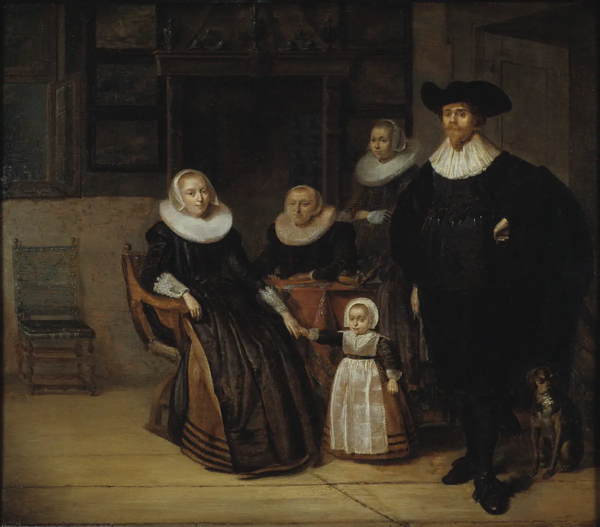 Portrait d'une famille - Pieter Codde