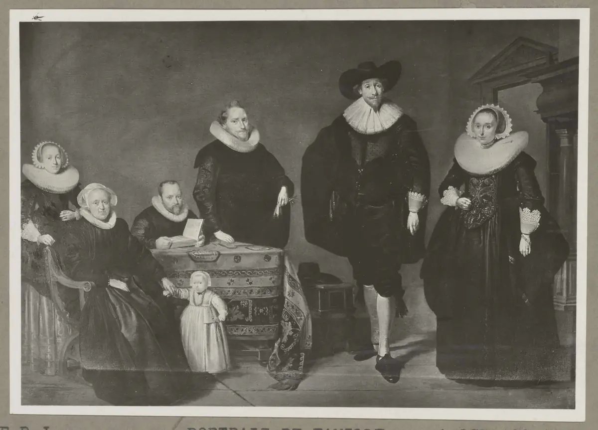 Portrait d'une famille - Pieter Codde