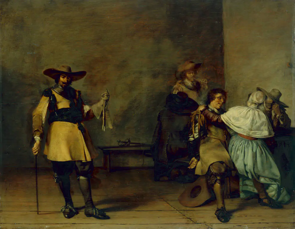 Des soldats dans la salle des gardes - Pieter Codde