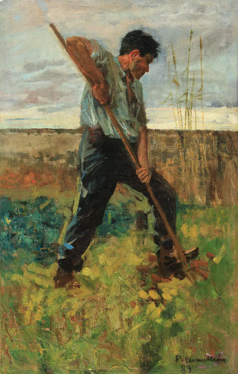 Le Bêcheur - Plinio Nomellini