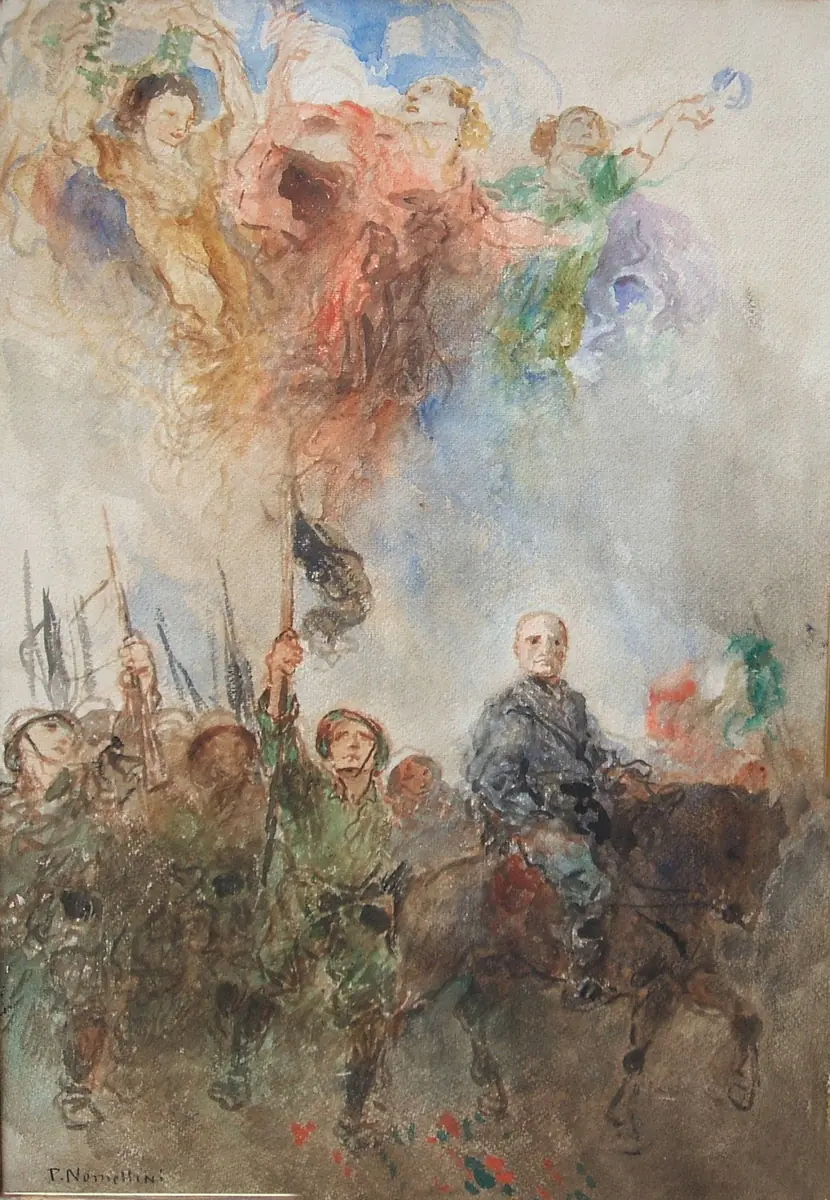 En triomphe - Plinio Nomellini